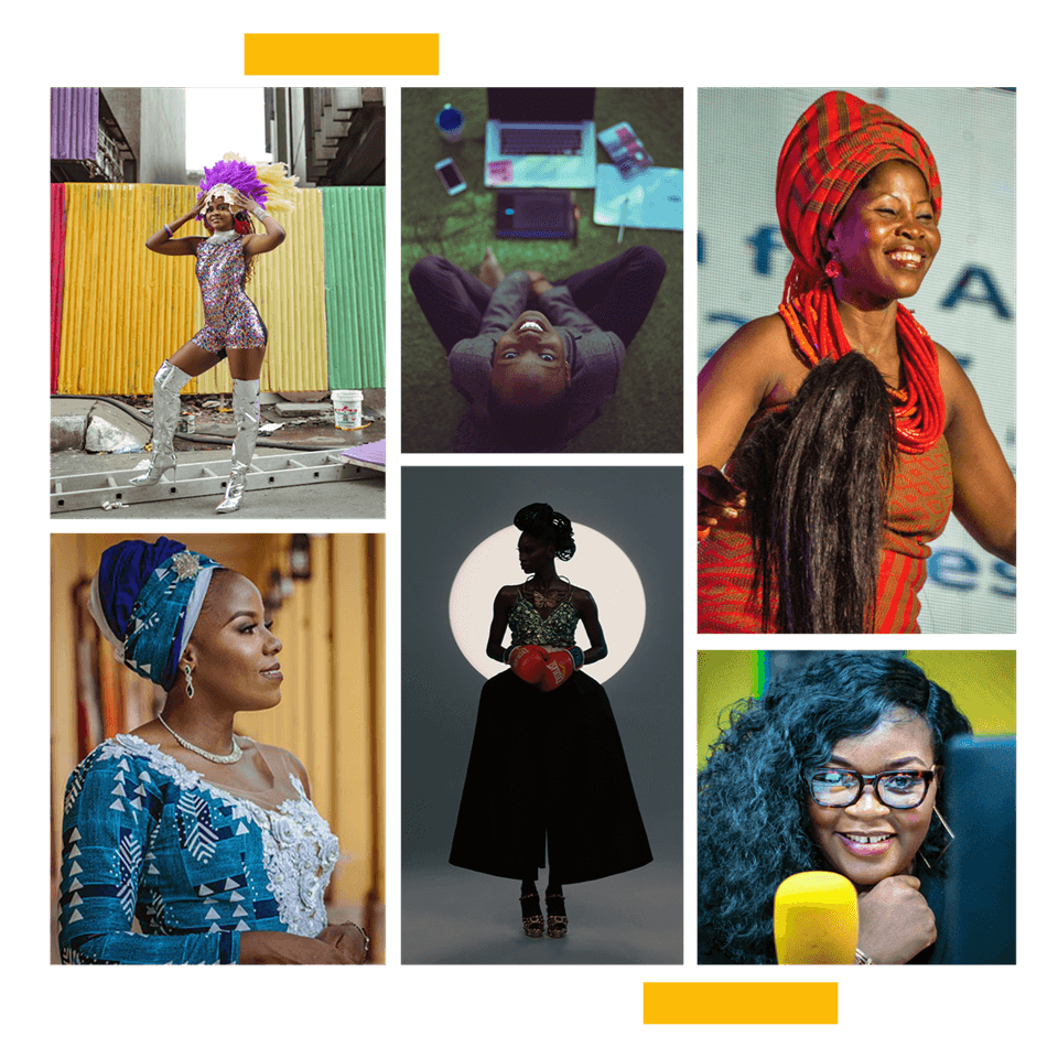 Creatives showcasing their craft